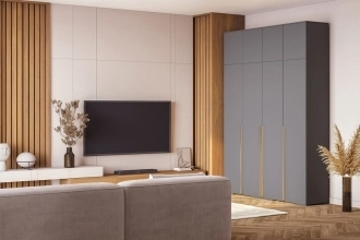 Эдинбург-4 с антресолью Графит