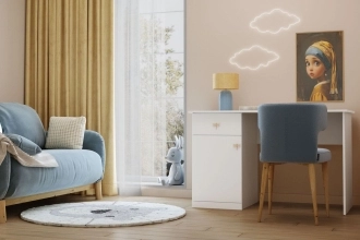 Стрекоза mini-5 Белый