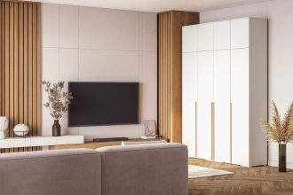 Эдинбург-4 с антресолью Белый