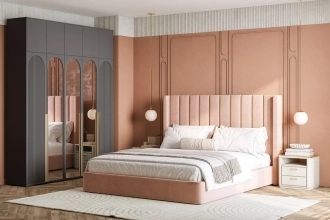 Брей-5 Хит с антресолью с зеркалами Черный