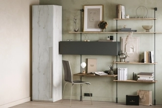 Лорена Бест-1 Дуб Крафт Белый