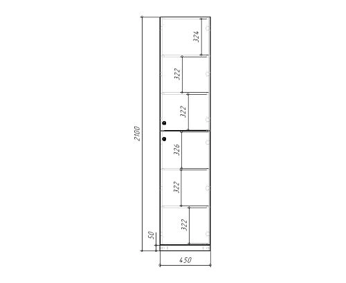 Стенка детская Стрекоза Mini-10 Белый - фото 10