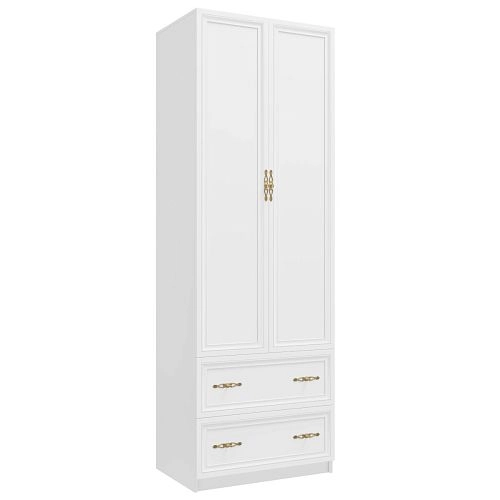 Шкаф распашной Карлос-032 Белый - фото 2