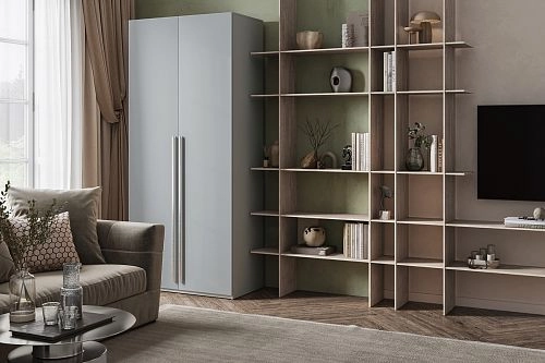 Шкаф распашной Лорена Бест-2 Серый Камень - фото 1