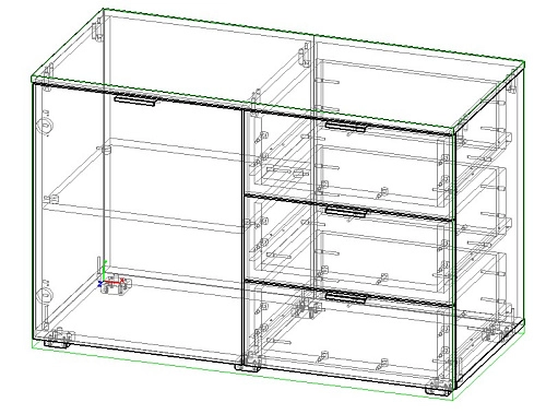 Комод Салерно 3 Белый - фото 3