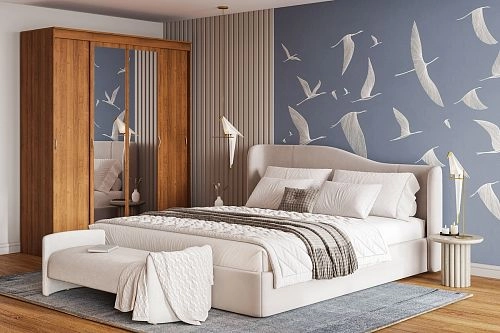 Шкаф-купе Миллениум-4 Орех Экко - фото 1