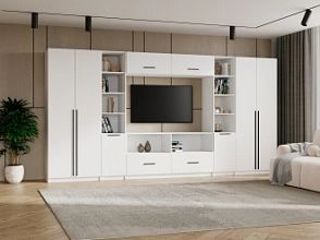 Лорена Пакс ТВ-стенка 5 Белый