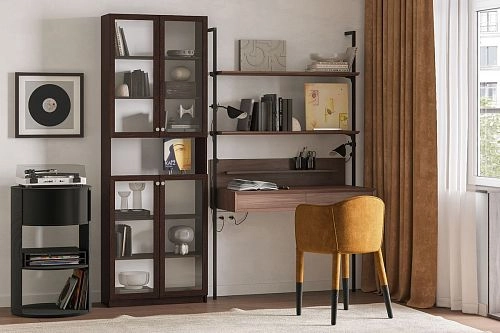 Шкаф для книг Билли-105 Венге Цаво - фото 1