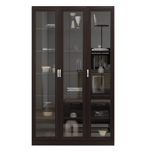 Шкаф Библиотека Библиограф 3.1 Рельеф Венге - фото 4