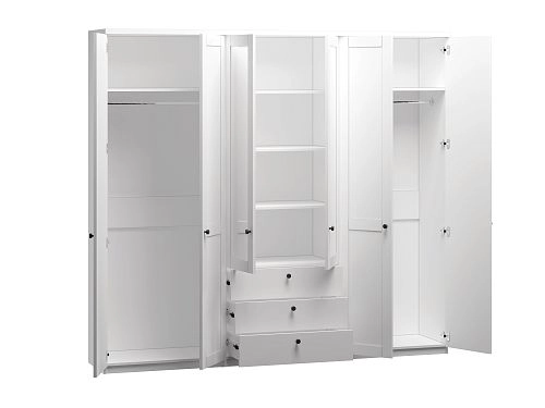 Шкаф распашной София РАХ-14 МДФ Белый - фото 4