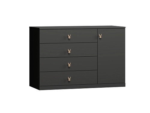 Комод Банни-2 Черный Агат - фото 2