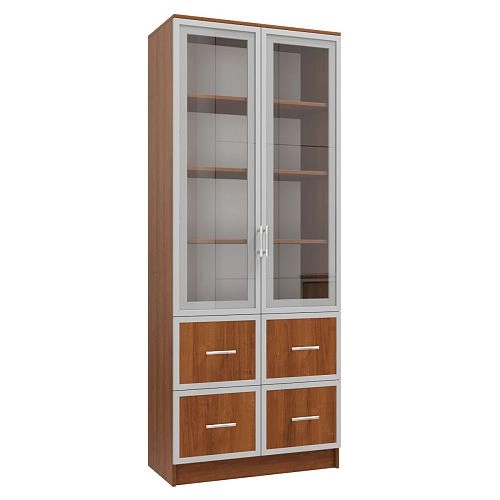 Книжный шкаф Альма-10 Орех Экко - фото 3