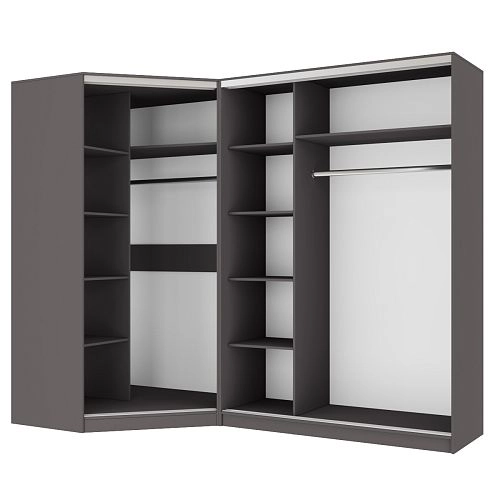 Шкаф угловой Ромео-9 Графит - фото 2