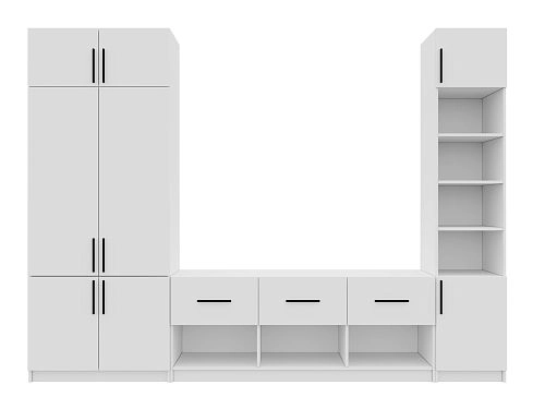 Стенка Лорена Пакс ТВ-стенка 7 Белый - фото 3