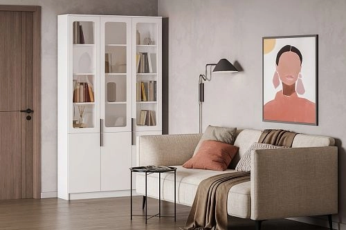 Шкаф для книг Модена 3.3 - фото 1