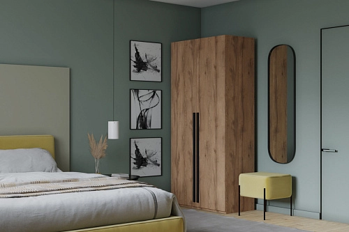 Шкаф распашной Лорена Пакс-2 Дуб Табачный - фото 1