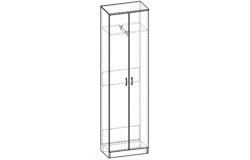 Шкаф распашной Горизонт-2 ШР.018.600-01 - фото 3