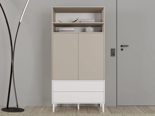 Шкаф распашной Скарлет-13 Белый - фото 1