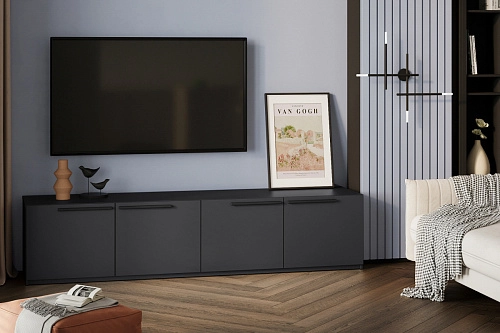 ТВ тумба Лорена Пакс-1 Черный - фото 1