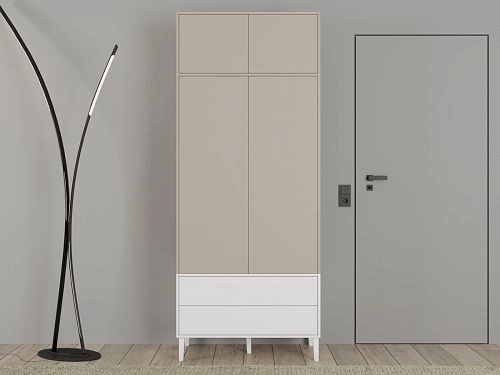 Шкаф распашной Скарлет-11 Белый - фото 1