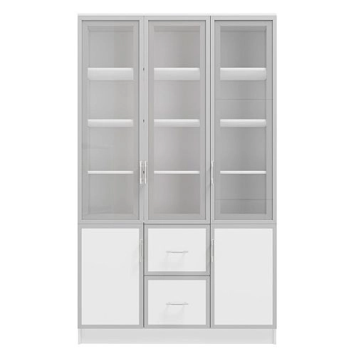 Книжный шкаф Альма-16 Белый - фото 3