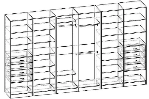 Гардеробная Alexa-4 - фото 2