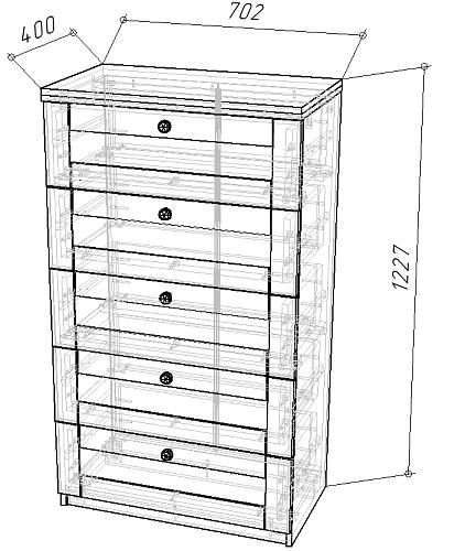 Комод София РАХ-3 - фото 3