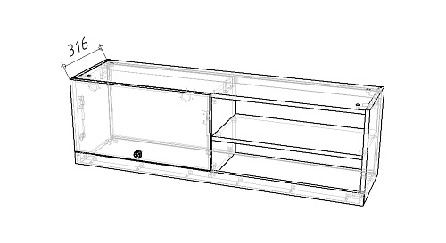 Антресоль Скарабей-3 Аквамарин - фото 2
