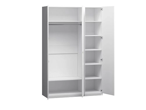 Шкаф распашной Стрекоза Mini-3 Белый - фото 5