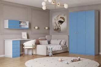 детская Банни-10 Пастельно-Синий