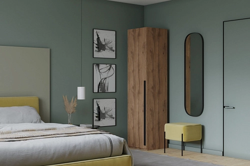 Шкаф распашной Лорена Пакс-1 Дуб Табачный - фото 1