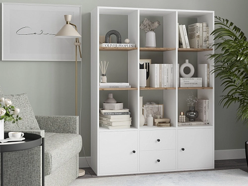 Стеллаж Оренсе-7 Белый - фото 1