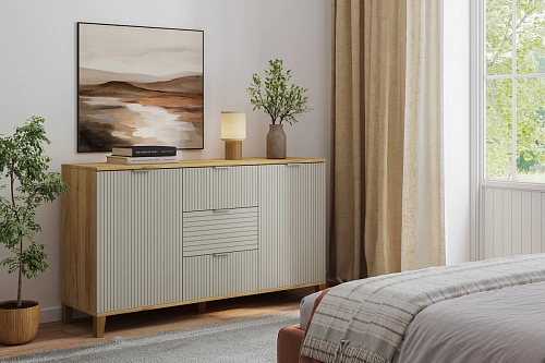 Комод Марвин 4 фрезеровка 8 Сантьяго - фото 1