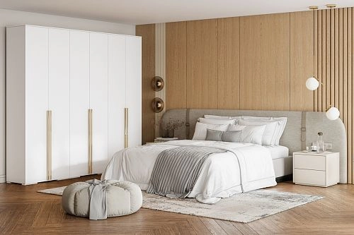 Шкаф распашной Эдинбург-6 Белый - фото 1