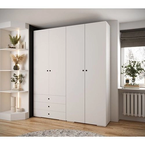 Шкаф распашной Люксор-4.3 Белый - фото 2