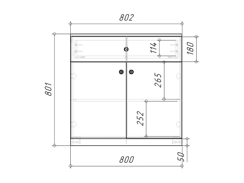 Комод Банни-1 Пастельно-Синий - фото 4