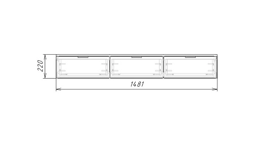 ТВ тумба Салерно NEW 3 Кашемир - фото 5