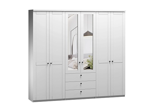 Шкаф распашной София РАХ-14 МДФ Белый - фото 2