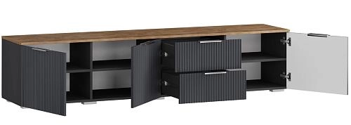 ТВ тумба Салерно 1 Графит - фото 3