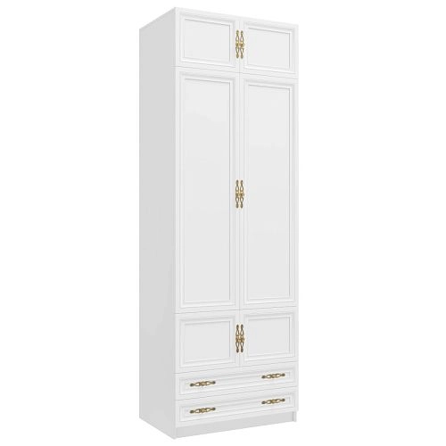 Шкаф распашной Карлос-042 Белый - фото 2