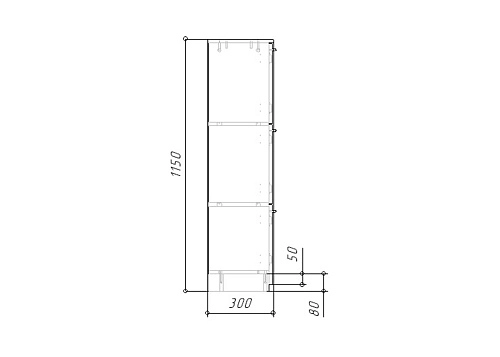 Обувница Лорена Пакс-3 Дуб Золотистый - фото 6
