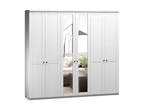 Шкаф распашной София РАХ-4 МДФ Белый - фото 2