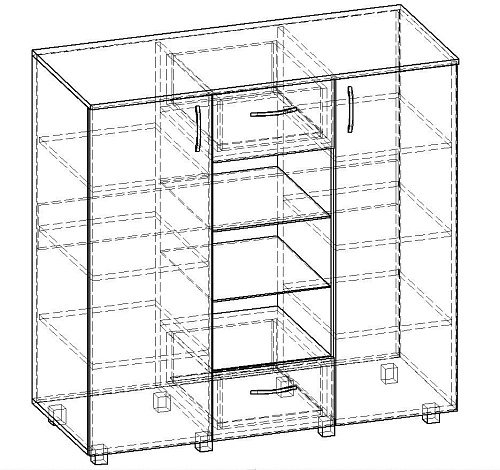 Комод Нюанс-6 - фото 2