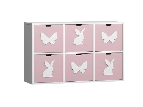 Стеллаж KIDS 13 Розовый Лайт - фото 2