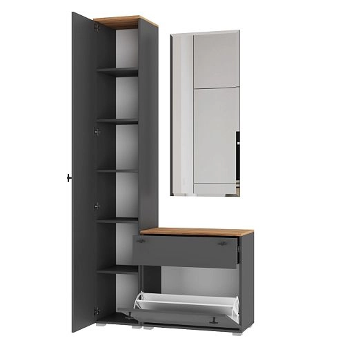 Прихожая Квели 14 Графит - фото 4