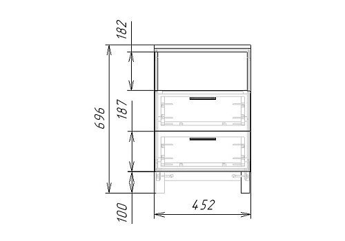 Тумба прикроватная Техас-2 МДФ - фото 4