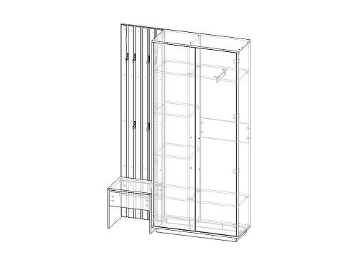 Прихожая Неаполь-11 Графит - фото 4