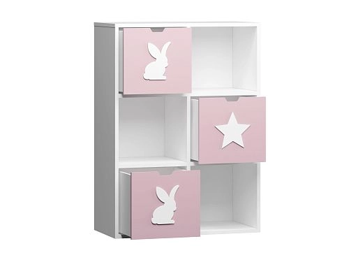 Стеллаж KIDS 11 Розовый Лайт - фото 3