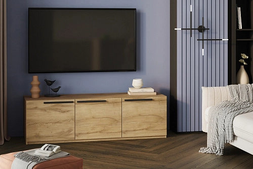 ТВ тумба Лорена Пакс-4 Дуб Золотистый - фото 1