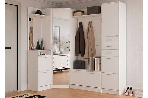 Прихожая Ольга-14 Белый - фото 1